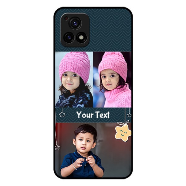 Vivo Y72 5G Custom Glass Mobile Case - Hanging Stars Design