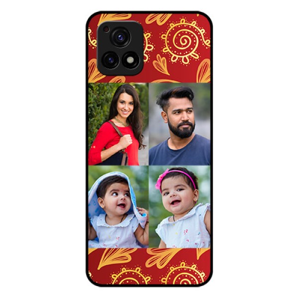 Vivo Y72 5G Photo Printing on Glass Case - 4 Image Traditional Design Vivo Y72 5G Photo Printing on Glass Case - 4 Image Traditional Design