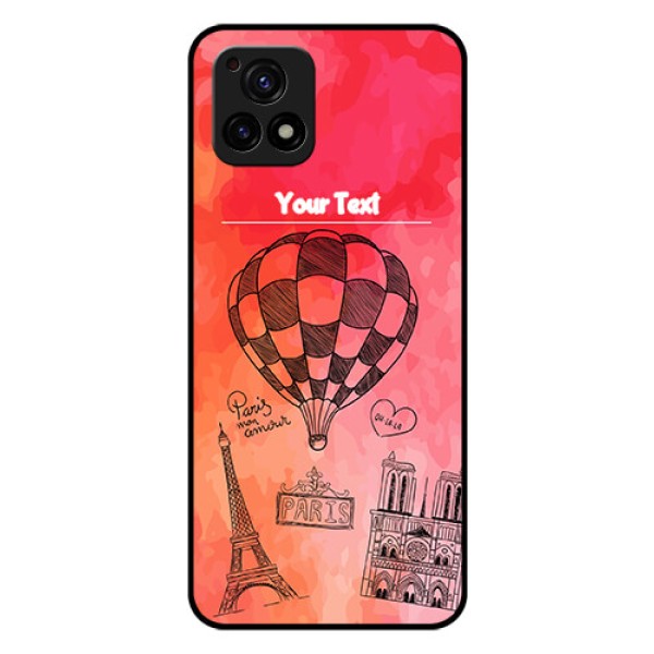 Vivo Y72 5G Custom Glass Phone Case - Paris Theme Design