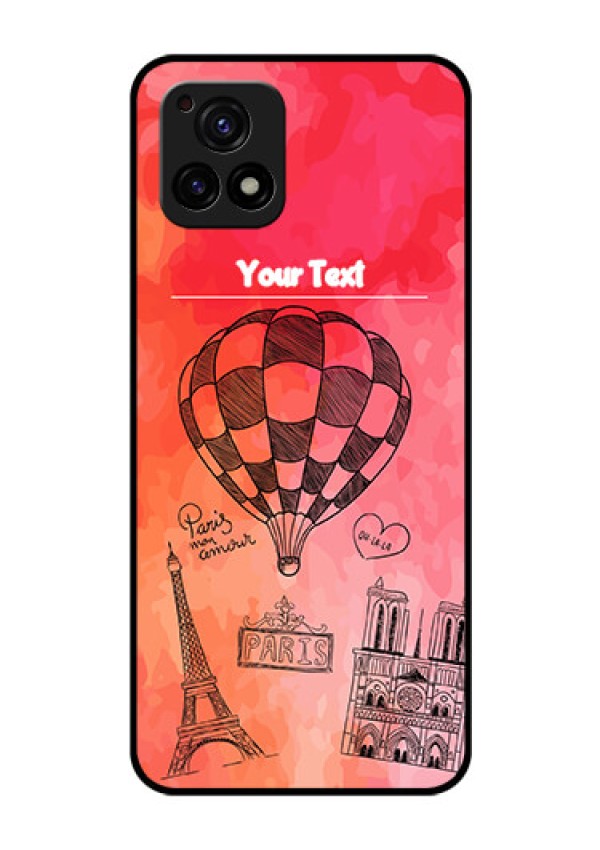 Vivo Y72 5G Custom Glass Phone Case - Paris Theme Design