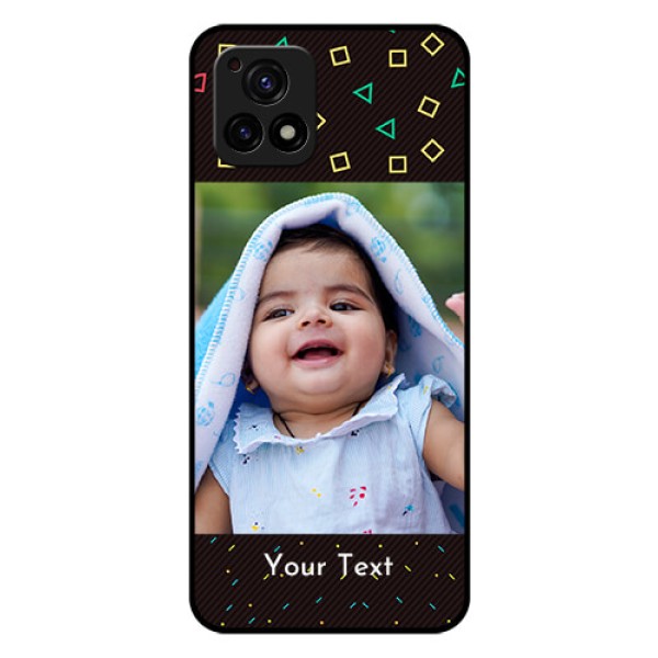 Vivo Y72 5G Custom Glass Phone Case - with confetti birthday design Vivo Y72 5G Custom Glass Phone Case - with confetti birthday design