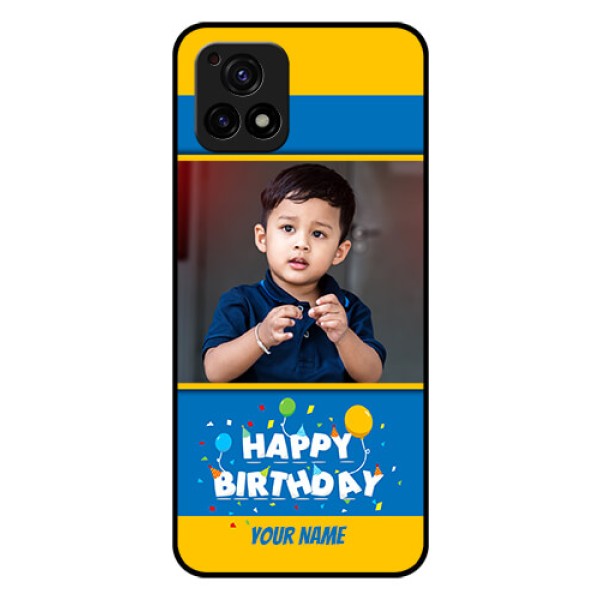 Vivo Y72 5G Custom Glass Mobile Case - Birthday Wishes Design