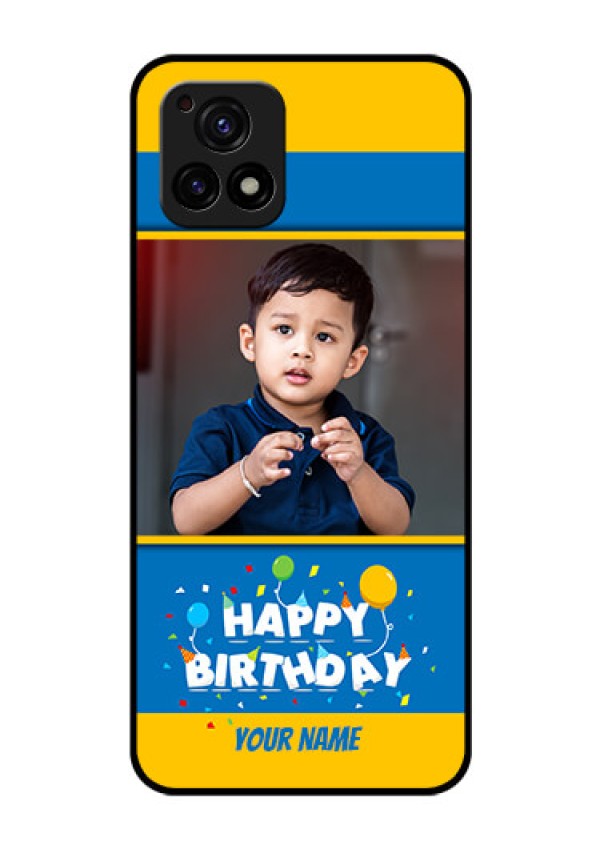 Vivo Y72 5G Custom Glass Mobile Case - Birthday Wishes Design
