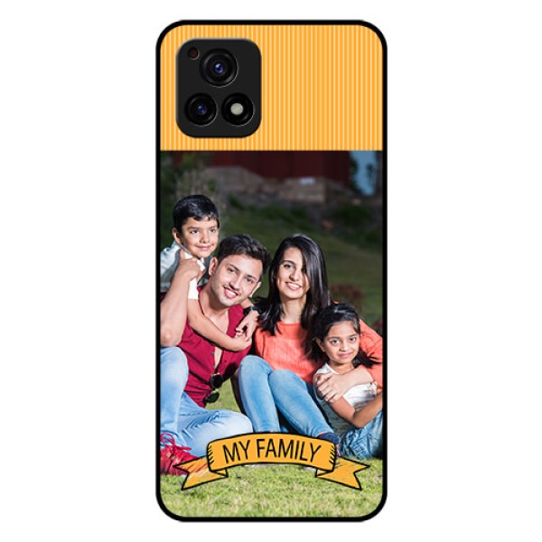 Vivo Y72 5G Custom Glass Phone Case - My Family Design