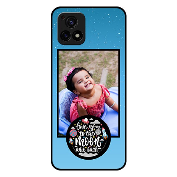 Vivo Y72 5G Custom Glass Mobile Case - Wave Pattern Colorful Design Vivo Y72 5G Custom Glass Mobile Case - Wave Pattern Colorful Design