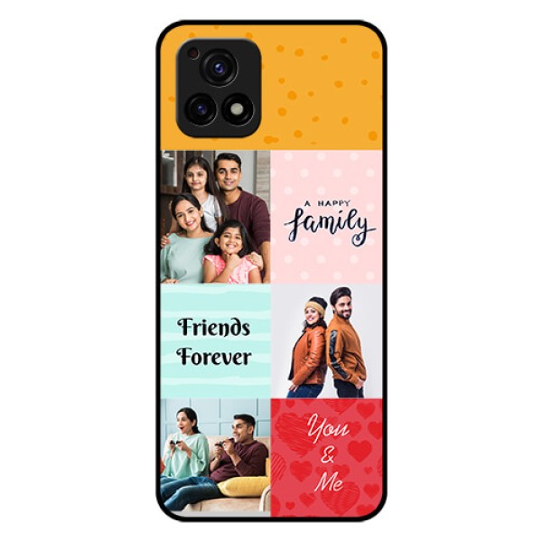 Vivo Y72 5G Personalized Glass Phone Case - Images with Quotes Design