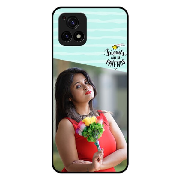 Vivo Y72 5G Custom Glass Phone Case - Friends Picture Icon Design Vivo Y72 5G Custom Glass Phone Case - Friends Picture Icon Design