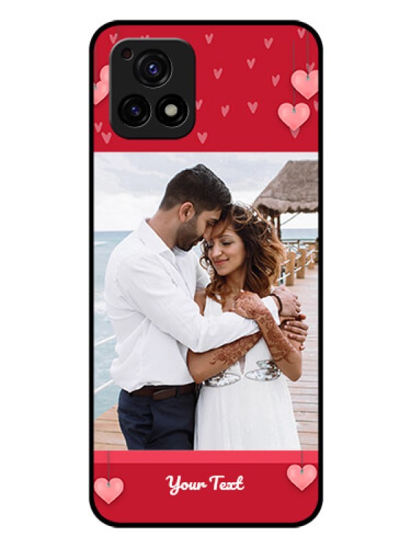 Custom Vivo Y72 5G Custom Glass Phone Case - Valentines Day Design