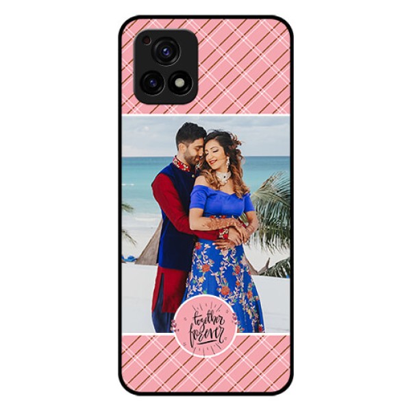 Vivo Y72 5G Personalized Glass Phone Case - Together Forever Design