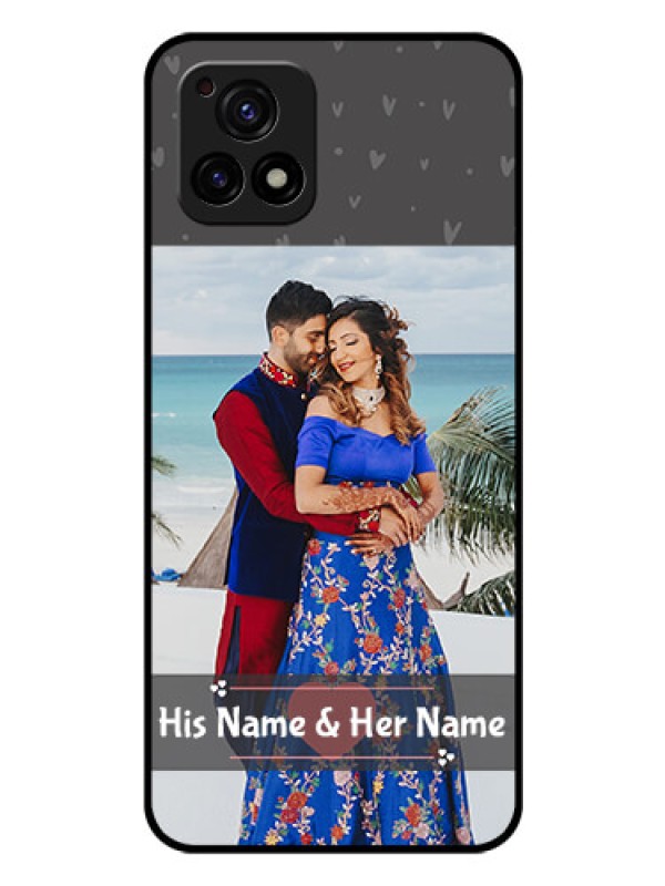 Custom Vivo Y72 5G Custom Glass Mobile Case - Buy Love Design with Photo Online