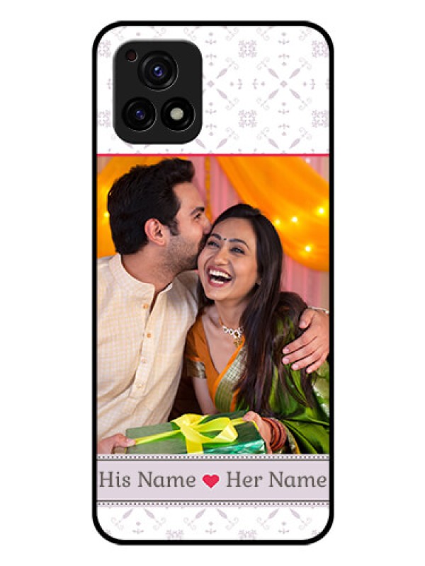 Custom Vivo Y72 5G Custom Glass Mobile Case - with Photo and Ethnic Design