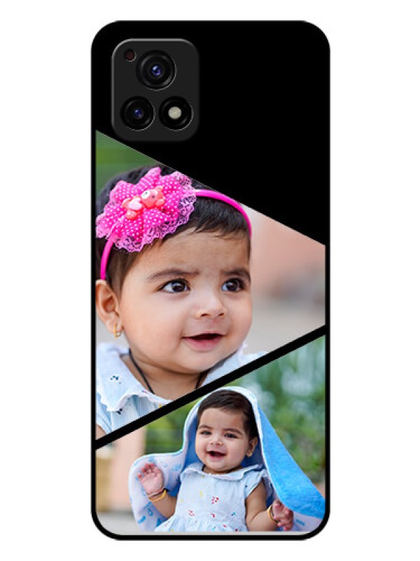 Custom Vivo Y72 5G Custom Glass Phone Case - Semi Cut Design