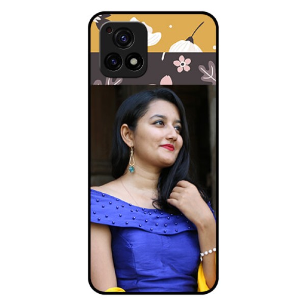 Vivo Y72 5G Custom Glass Phone Case - Stylish Floral Design Vivo Y72 5G Custom Glass Phone Case - Stylish Floral Design