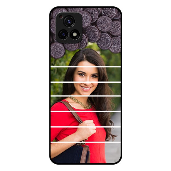 Vivo Y72 5G Custom Glass Phone Case - with Oreo Biscuit Design