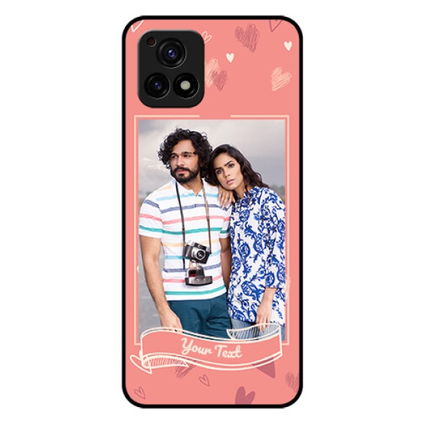 Vivo Y72 5G Custom Glass Phone Case - Love doodle art Design Vivo Y72 5G Custom Glass Phone Case - Love doodle art Design