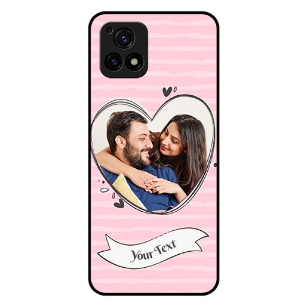 Vivo Y72 5G Custom Glass Phone Case - Vintage Heart Design