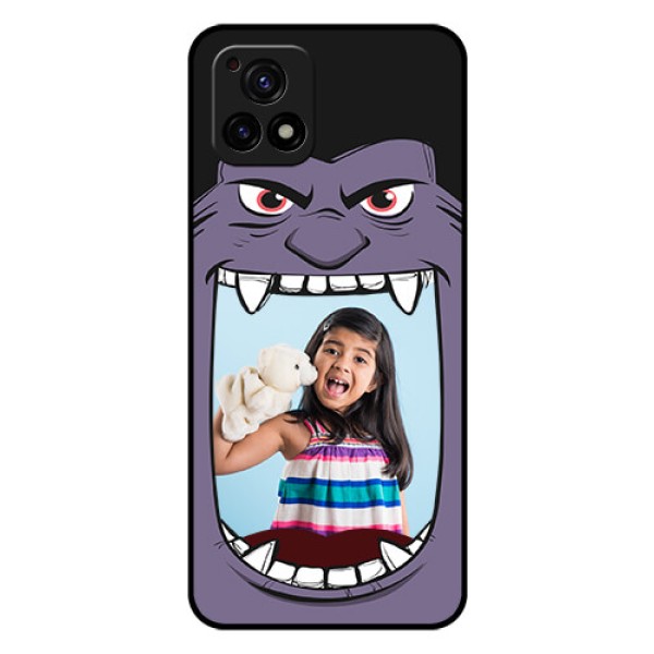 Vivo Y72 5G Custom Glass Phone Case - Angry Monster Design Vivo Y72 5G Custom Glass Phone Case - Angry Monster Design