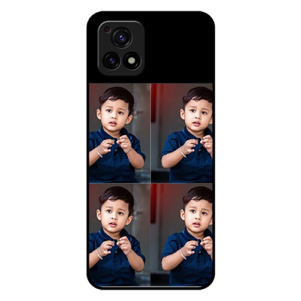 Vivo Y72 5G 4 Image Holder on Glass Mobile Cover