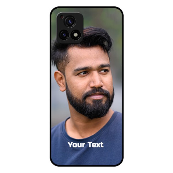 Vivo Y72 5G Glass Mobile Cover: Photo with Text
