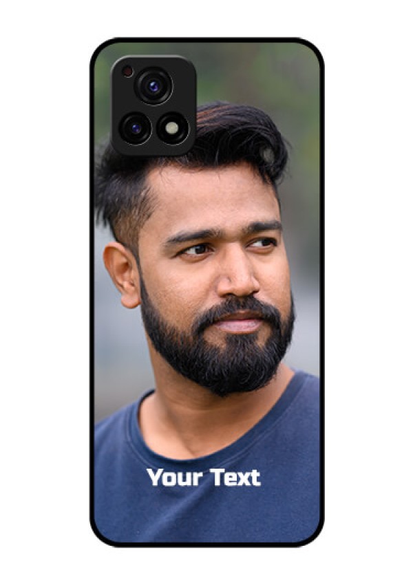 Vivo Y72 5G Glass Mobile Cover: Photo with Text