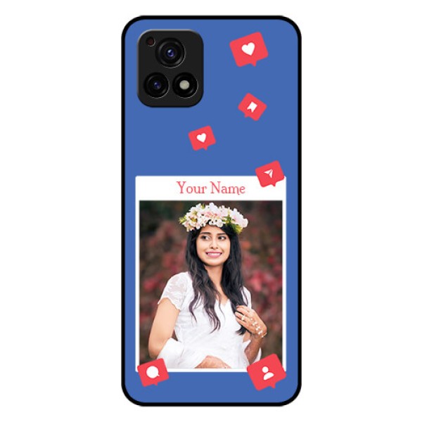 Vivo Y72 5G Custom Glass Phone Case - Like Share And Comment Design Vivo Y72 5G Custom Glass Phone Case - Like Share And Comment Design