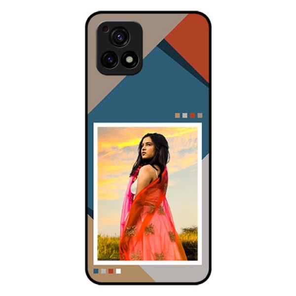 Vivo Y72 5G Personalized Glass Phone Case - Retro color pallet Design Vivo Y72 5G Personalized Glass Phone Case - Retro color pallet Design
