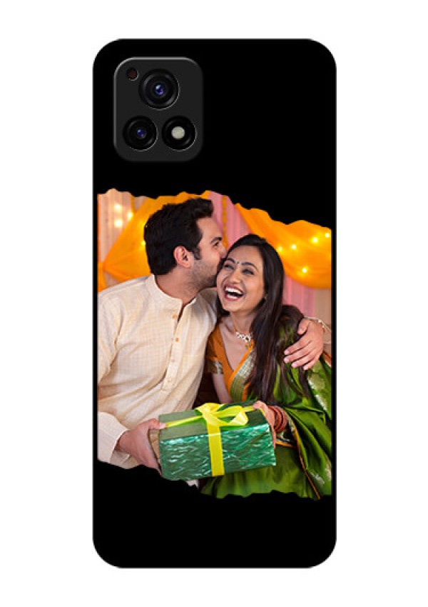 Vivo Y72 5G Custom Glass Phone Case - Tear-off Design
