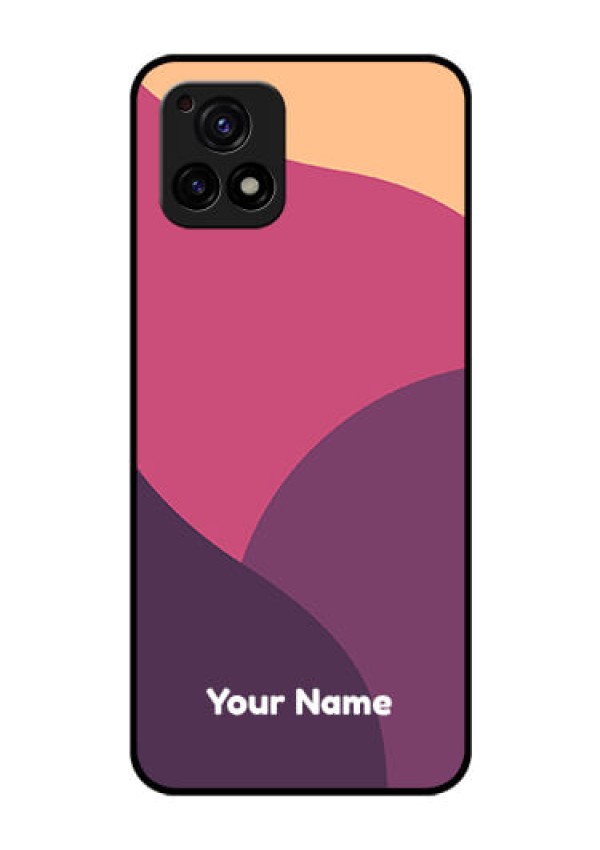 Vivo Y72 5G Custom Glass Phone Case - Mixed Multi-colour abstract art Design