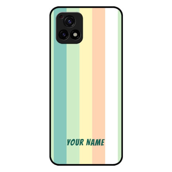 Vivo Y72 5G Photo Printing on Glass Case - Multi-colour Stripes Design Vivo Y72 5G Photo Printing on Glass Case - Multi-colour Stripes Design