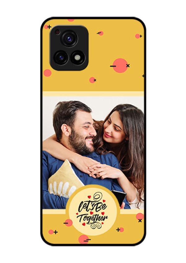 Vivo Y72 5G Photo Printing on Glass Case - Lets be Together Design