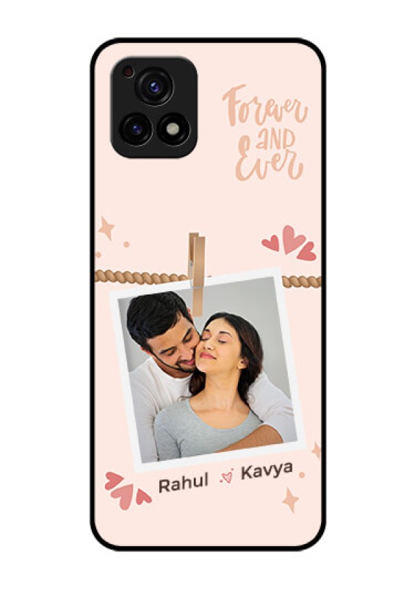 Vivo Y72 5G Custom Glass Phone Case - Forever and ever love Design