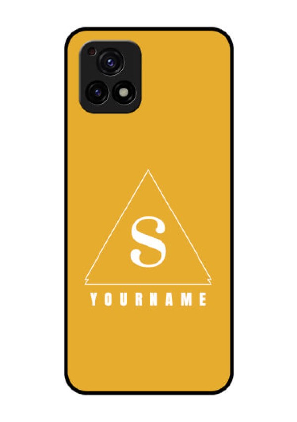 Vivo Y72 5G Personalized Glass Phone Case - simple triangle Design