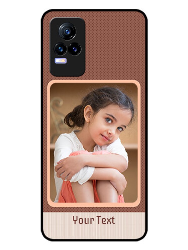 Custom Vivo Y73 Custom Glass Phone Case - Simple Pic Upload Design
