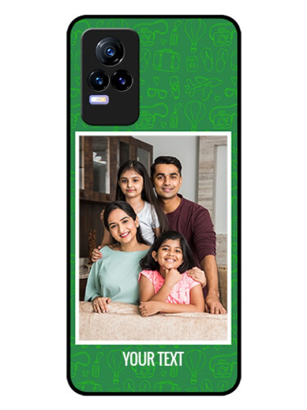 Custom Vivo Y73 Personalized Glass Phone Case - Picture Upload Design