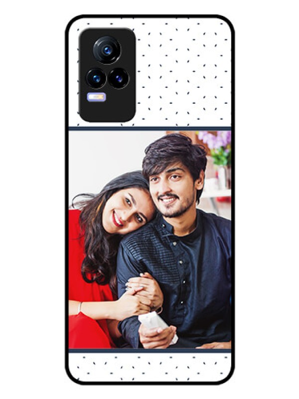 Custom Vivo Y73 Personalized Glass Phone Case - Premium Dot Design