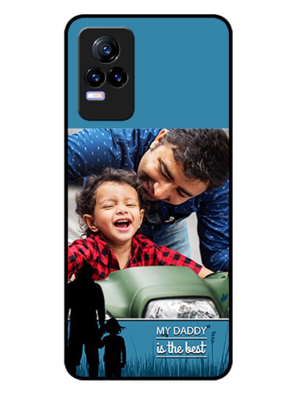 Custom Vivo Y73 Custom Glass Mobile Case - Best dad design 