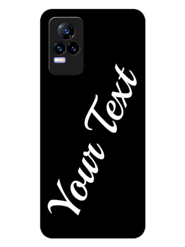 Custom Vivo Y73 Custom Glass Mobile Cover with Your Name