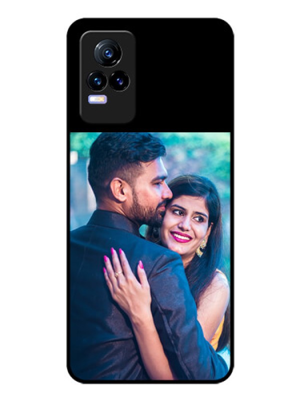 Custom Vivo Y73 Custom Glass Phone Case - Upload Full Picture With Custom Color Design