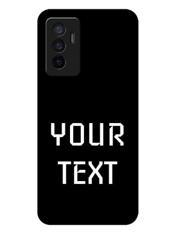 Custom Vivo Y75 4G Your Name on Glass Phone Case