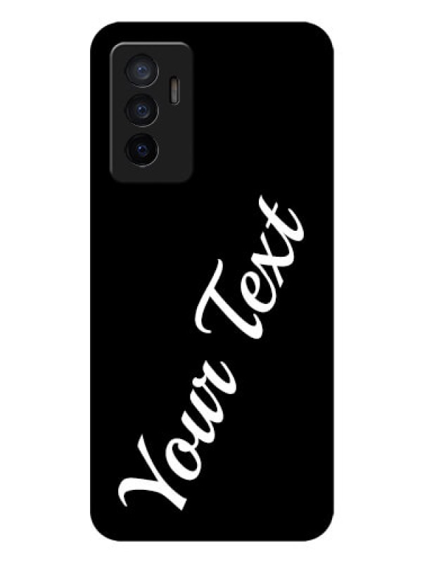Custom Vivo Y75 4G Custom Glass Mobile Cover with Your Name