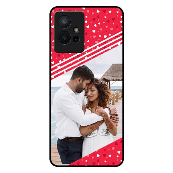 Vivo Y75 5G Custom Glass Mobile Case - Valentines Gift Design