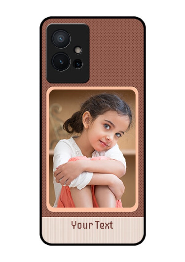 Vivo Y75 5G Custom Glass Phone Case - Simple Pic Upload Design