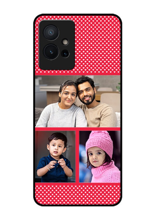 Vivo Y75 5G Personalized Glass Phone Case - Bulk Pic Upload Design