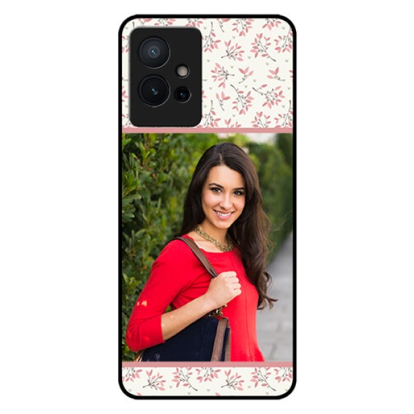 Vivo Y75 5G Custom Glass Phone Case - Premium Floral Design Vivo Y75 5G Custom Glass Phone Case - Premium Floral Design
