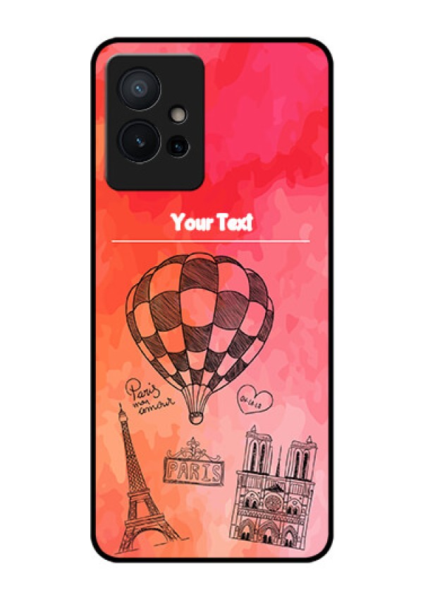 Vivo Y75 5G Custom Glass Phone Case - Paris Theme Design