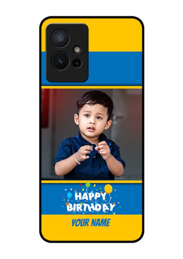 Vivo Y75 5G Custom Glass Mobile Case - Birthday Wishes Design