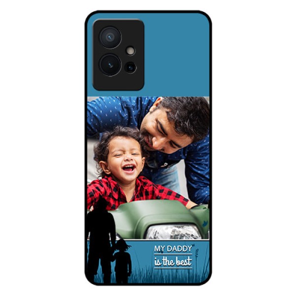 Vivo Y75 5G Custom Glass Mobile Case - Best dad design