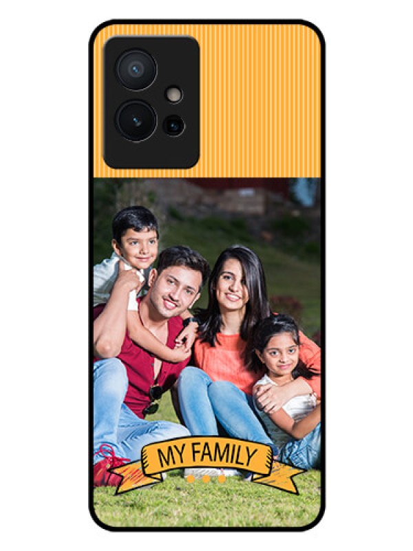 Custom Vivo Y75 5G Custom Glass Phone Case - My Family Design