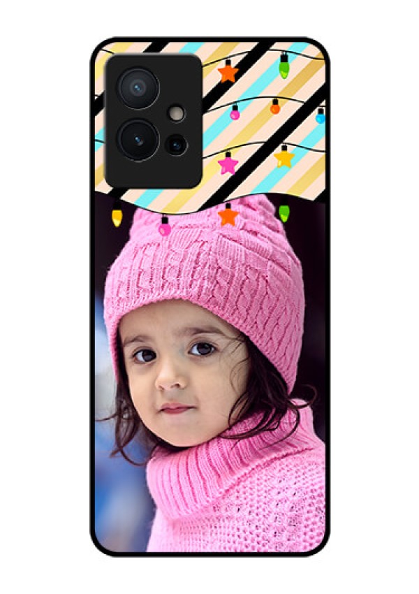Vivo Y75 5G Custom Glass Mobile Case - Lights Hanging Design