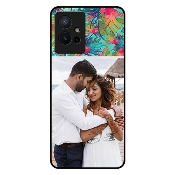 Vivo Y75 5G Photo Printing on Glass Case - Watercolor Floral Design Vivo Y75 5G Photo Printing on Glass Case - Watercolor Floral Design